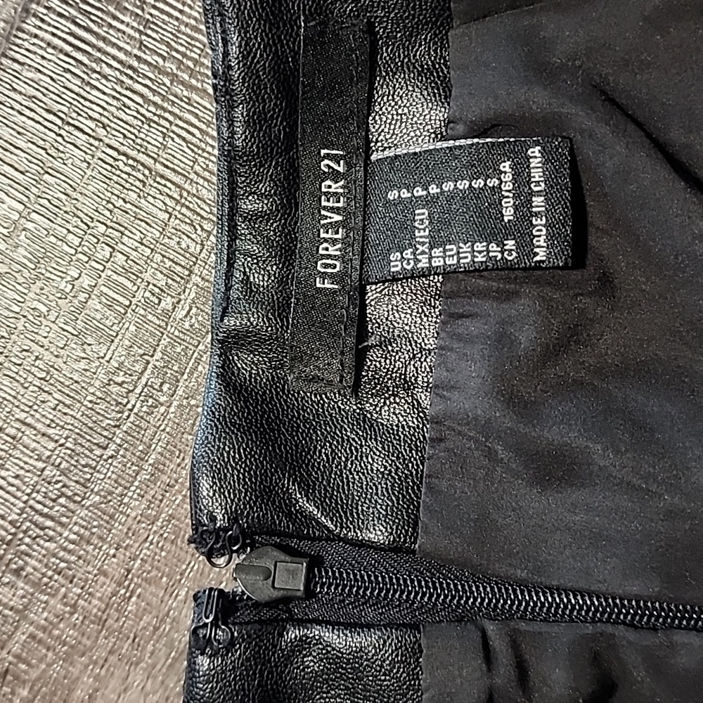 ๐ Forever 21 leather Mini Skirt ๐ - Picture 2 of 4